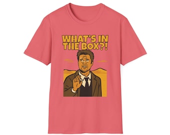 Brad Pitt Seven (se7en) What's in the Box?! Unisex Softstyle T