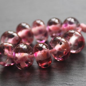 Berry Cider Lampwork Glass Beads, Handmade Glass Beads, UK Lampwork, SRA, Jewellery Making, Jewelry Making image 5