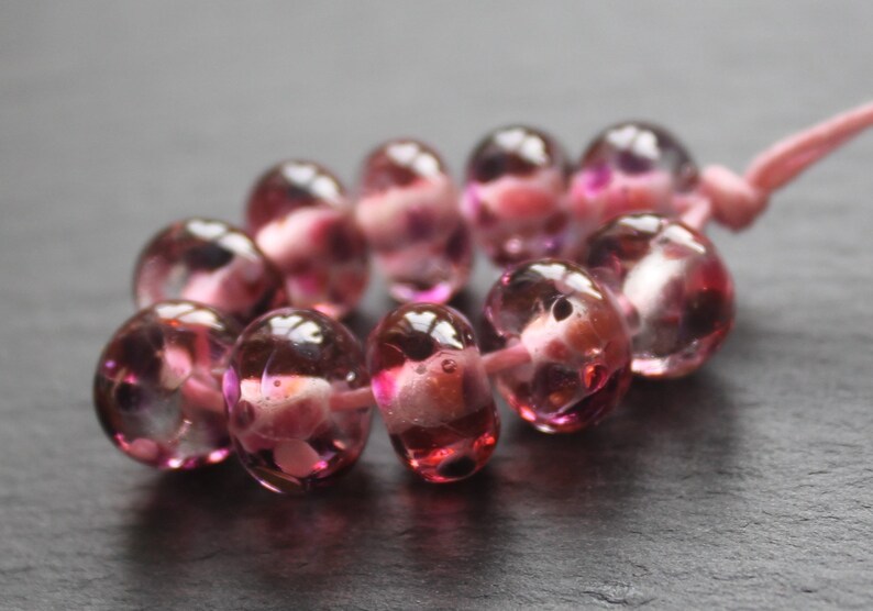 Berry Cider Lampwork Glass Beads, Handmade Glass Beads, UK Lampwork, SRA, Jewellery Making, Jewelry Making image 5