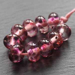 Berry Cider Lampwork Glass Beads, Handmade Glass Beads, UK Lampwork, SRA, Jewellery Making, Jewelry Making image 3