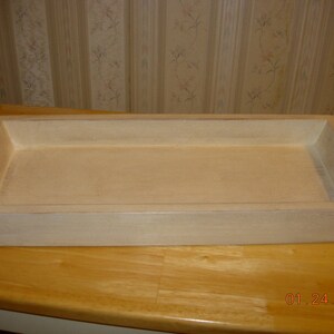 Primitive Wood Candle / Toilet Cover Tray Home Decor Made to Order Color choice image 4