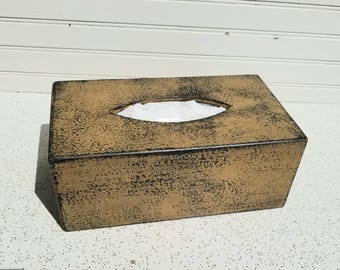 Primitive Tissue Box Cover - Made To Order - Color Choice