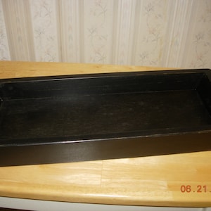 Primitive Wood Candle / Toilet Cover Tray Home Decor Made to Order Color choice image 1