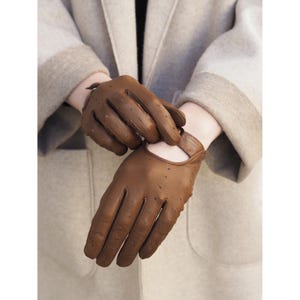 Rimini - Women or Men Leather Winter or Driving Gloves in Different Colours