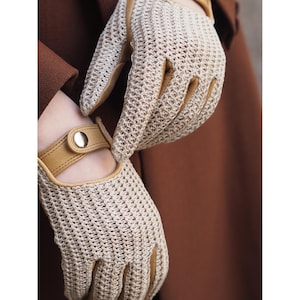 Rimini - Women or Men Leather Driving Gloves in Different Colours