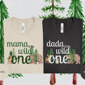 First Birthday Shirt, Wild One, Custom Shirt, Birthday Shirt, Matching Family Outfit, Forest Theme Birthday, Wild Child, Safari Birthday