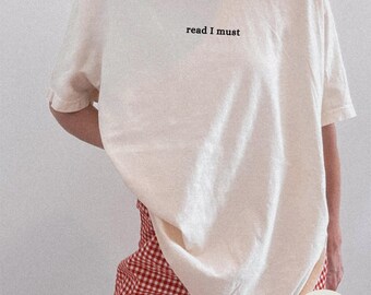 Read I Must Shirt, Booklover Shirt, Sci-Fi Reader, Comfort Colors, Gildan 18000 Sweatshirts