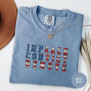 Anti Trump American Flag Comfort Colors Shirt: Political Protest