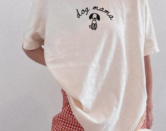 Dog Mama Shirt, Puppy Sweatshirt, Beagle Sweater, Dachshund Tee, Comfort Colors, Gildan 18000 Sweatshirts