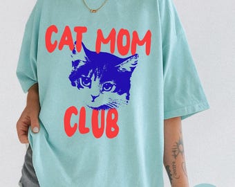 Cat Dad, Cat Mom Shirt, Cat Dad Club TShirt, Cat Lover, Pet Parent, Comfort Colors, Gildan 18000