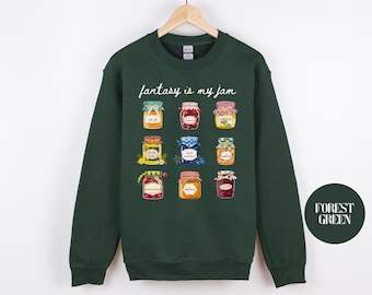 Fantasy Is My Jam 3x3 Design, Romantasy Lover, Book Lover Shirt, Gift For A Fantasy Reader, Reading Gift, Comfort Colors, Sci-Fi Lover Tee