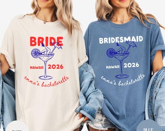 Custom Martini Bachelorette Shirts, Bride in a Tini Bit Tee, Cocktail Bridal Party Outfit, Personalized Bridesmaid Shirts, Comfort Colors