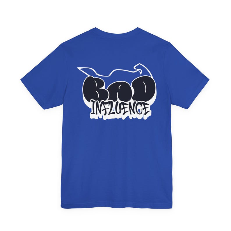 Bad Influence Motorcycle T-Shirt, Biker Graphic Tee, Streetwear Rider Shirt, Funny Biker Shirt image 13