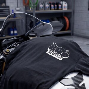 Bad Influence Motorcycle T-Shirt, Biker Graphic Tee, Streetwear Rider Shirt, Funny Biker Shirt image 2
