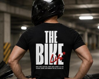 Bike Life Shirt, Motorcycle Rider T-Shirt, Biker Streetwear Tee, Sportbike Gift, Two Wheels Lifestyle Shirt, Motorcycle Lover Gift