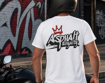 Asphalt Royalty Motorcycle Shirt, Biker Graphic Tee, Sportbike Streetwear, Racing Unisex Shirt