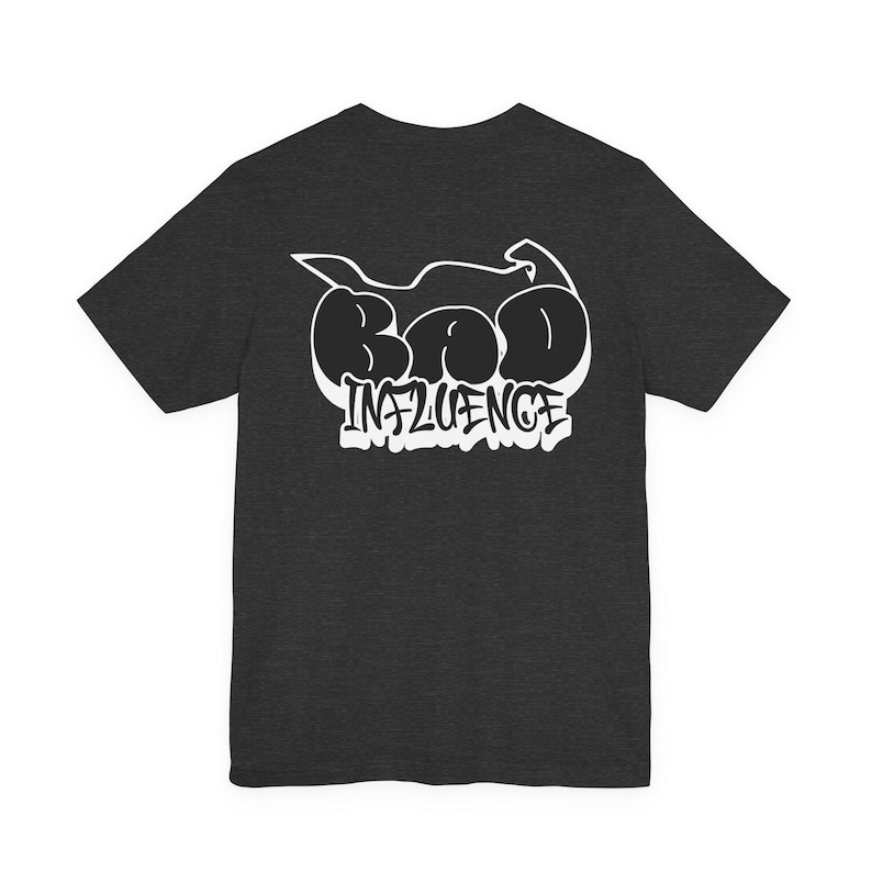 Bad Influence Motorcycle T-Shirt, Biker Graphic Tee, Streetwear Rider Shirt, Funny Biker Shirt image 7