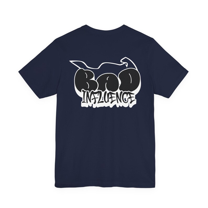 Bad Influence Motorcycle T-Shirt, Biker Graphic Tee, Streetwear Rider Shirt, Funny Biker Shirt image 11