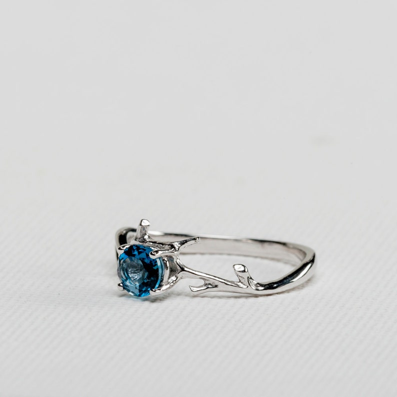 SALE London Blue Topaz Branch Ring image 5