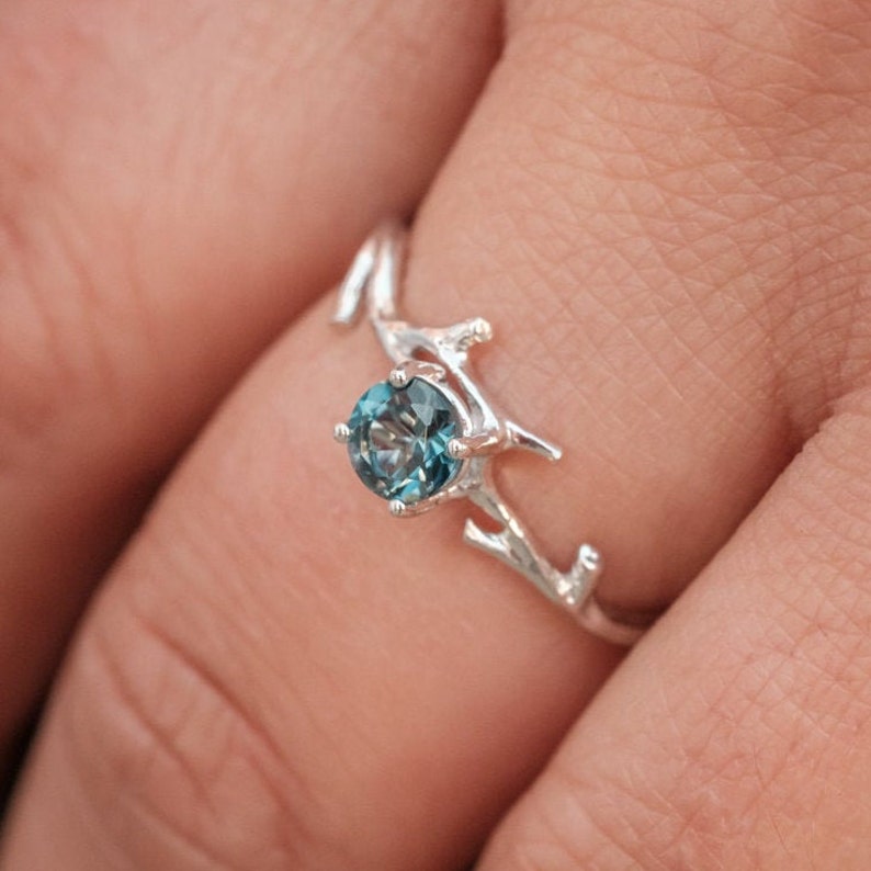 SALE London Blue Topaz Branch Ring image 6