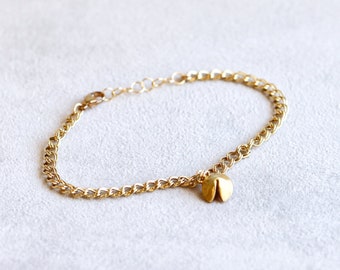 Fortune Cookie Charm Bracelet