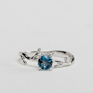 SALE London Blue Topaz Branch Ring image 3