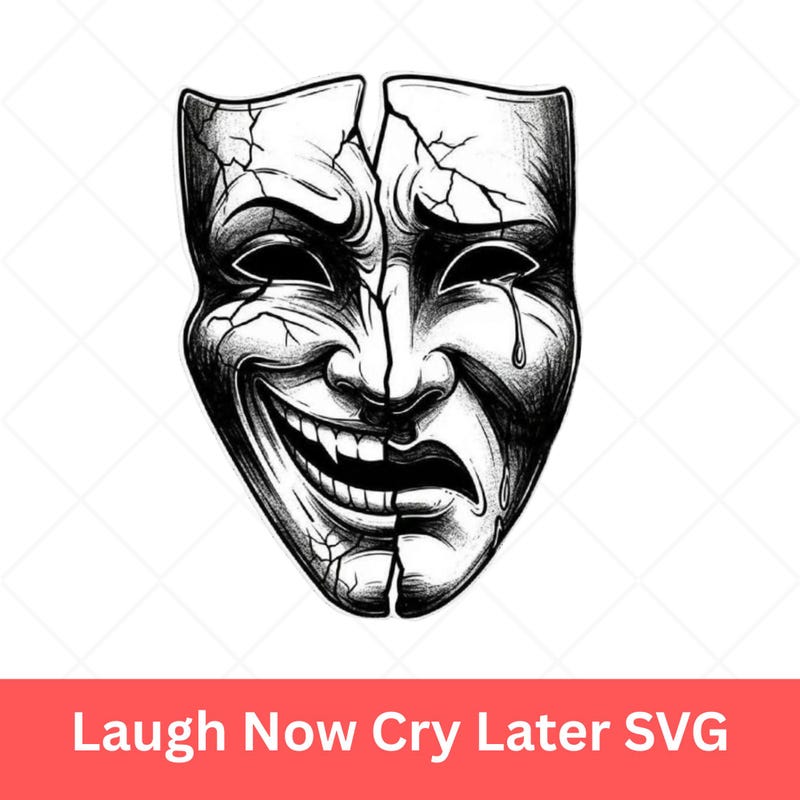 Laughing Crying Mask - Etsy