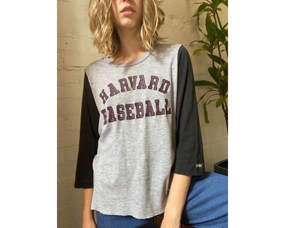 Vintage Harvard Baseball Raglan Tee