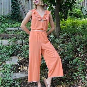 Vintage 2 Piece Matching Lounge Set Vintage Pajamas
