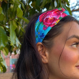 Fascia per capelli Kokum/Masani / Comoda sciarpa in cotone fatta a mano / Realizzata in Italia