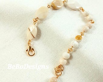 Moukaite Jasper Gemstone Bracelet