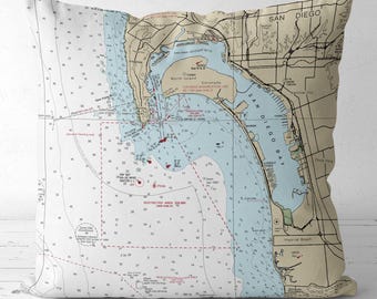 Custom Order for Devon: Pillow Covers - San Diego Harbor, San Juan Islands, New York Harbor.