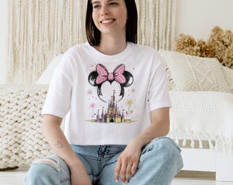 Disney Minnie Mouse Shirt – Disney Princess T-Shirt, Disney Castle Tee, Princess Castle Shirt and Disney Graphic Tee - Gift for Disney Lover
