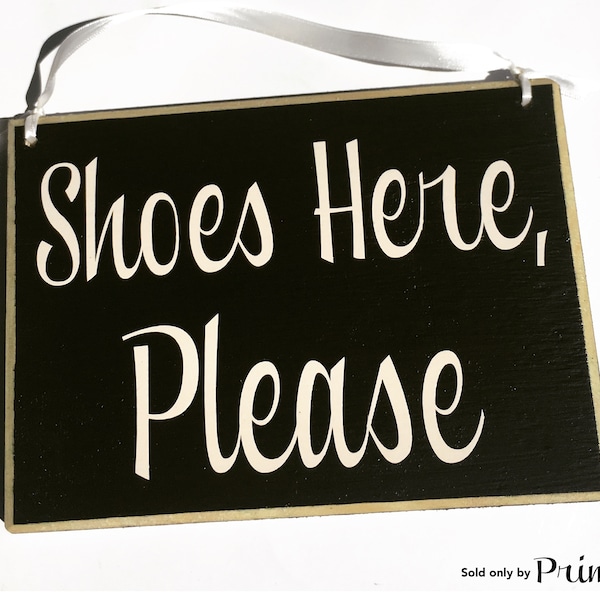 8x6 Shoes Here Please Custom Wood Sign Remove Your Shoes Bare Your Soles Welcome Come On In Wall Door Plaque