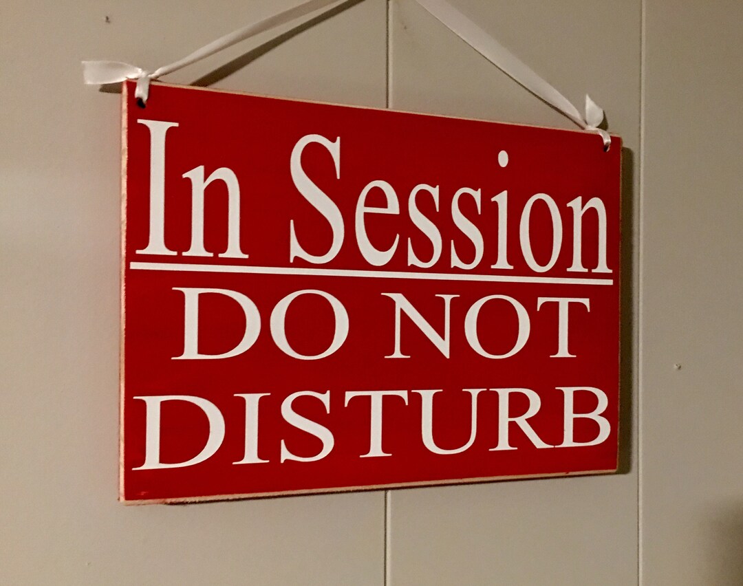 10x8 IN SESSION Do Not Disturb Please Salon Spa Meeting Office ...