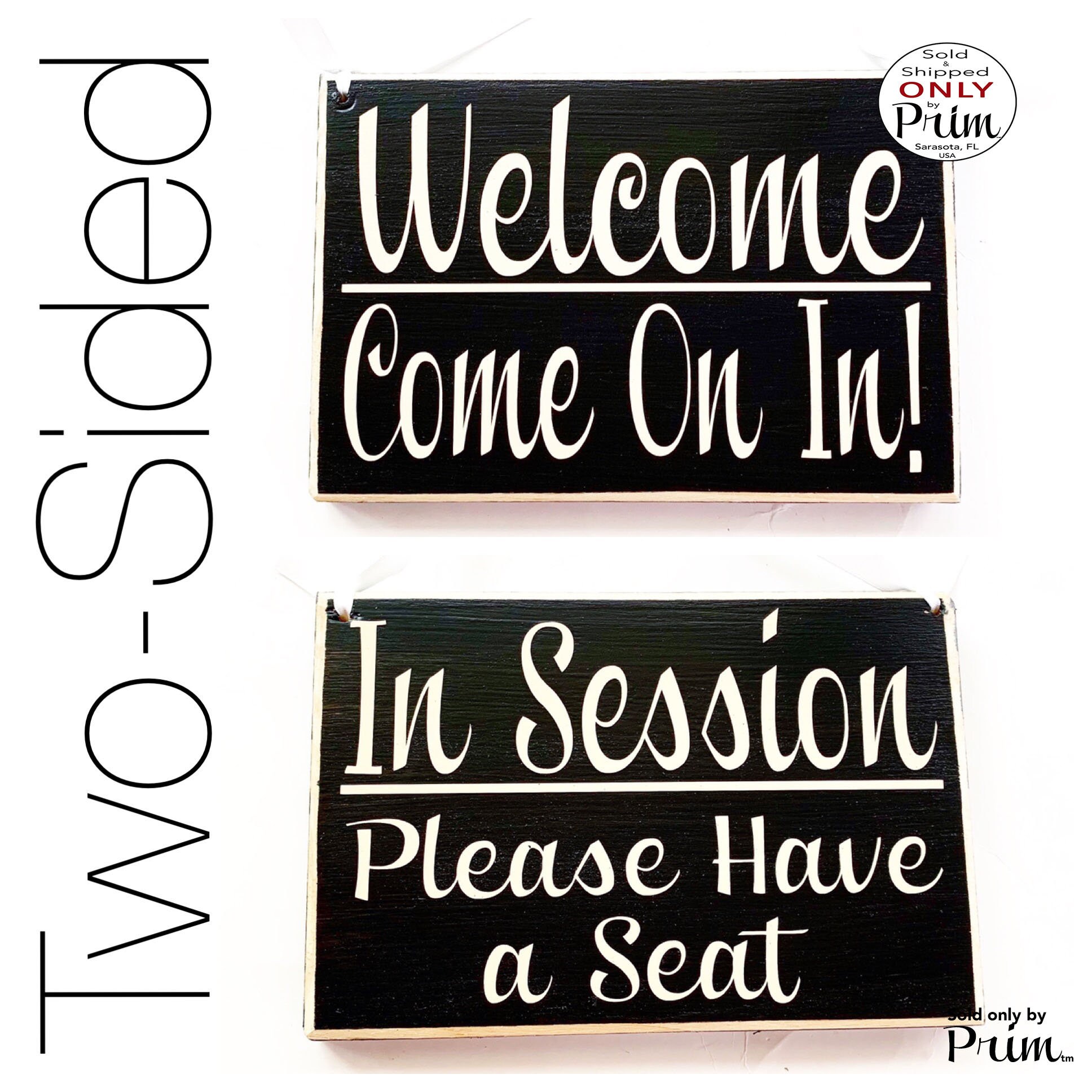 8x6 in Session Please Do Not Disturb Welcome Come on in Custom Wood Sign Spa Salon Two Sided Office Door Hanger 8x6 in Session Please Do Not Disturb Welcome Come on in Custom Wood Sign Spa Salon Two Sided Office Door Hanger