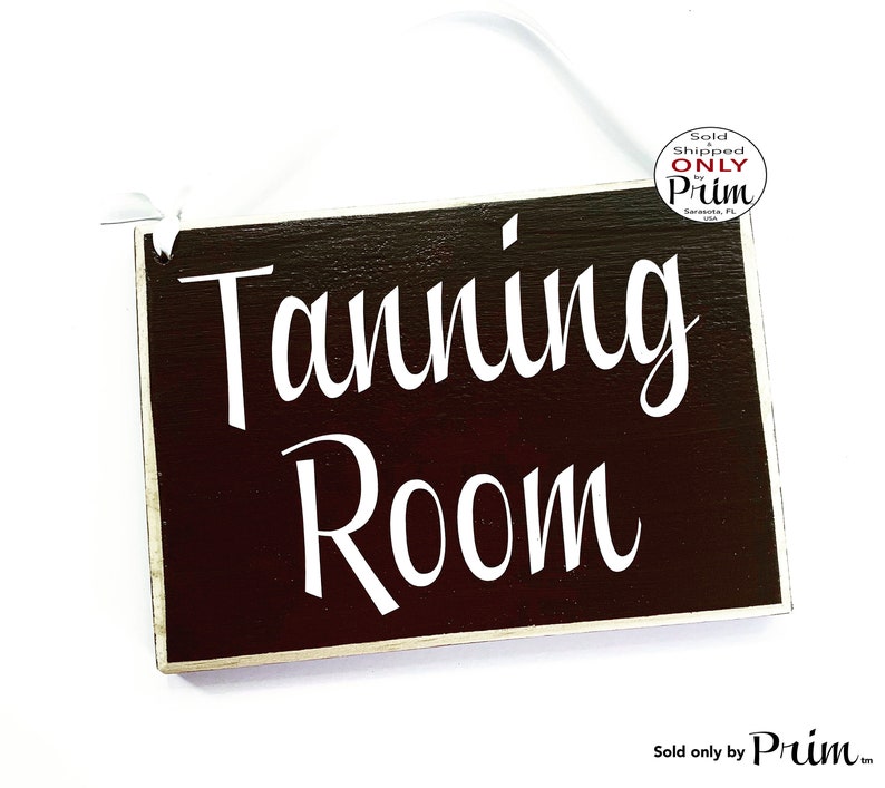 Buy 8x6 Tanning Room Custom Wood Sign Spray Tan Spa Service Online in