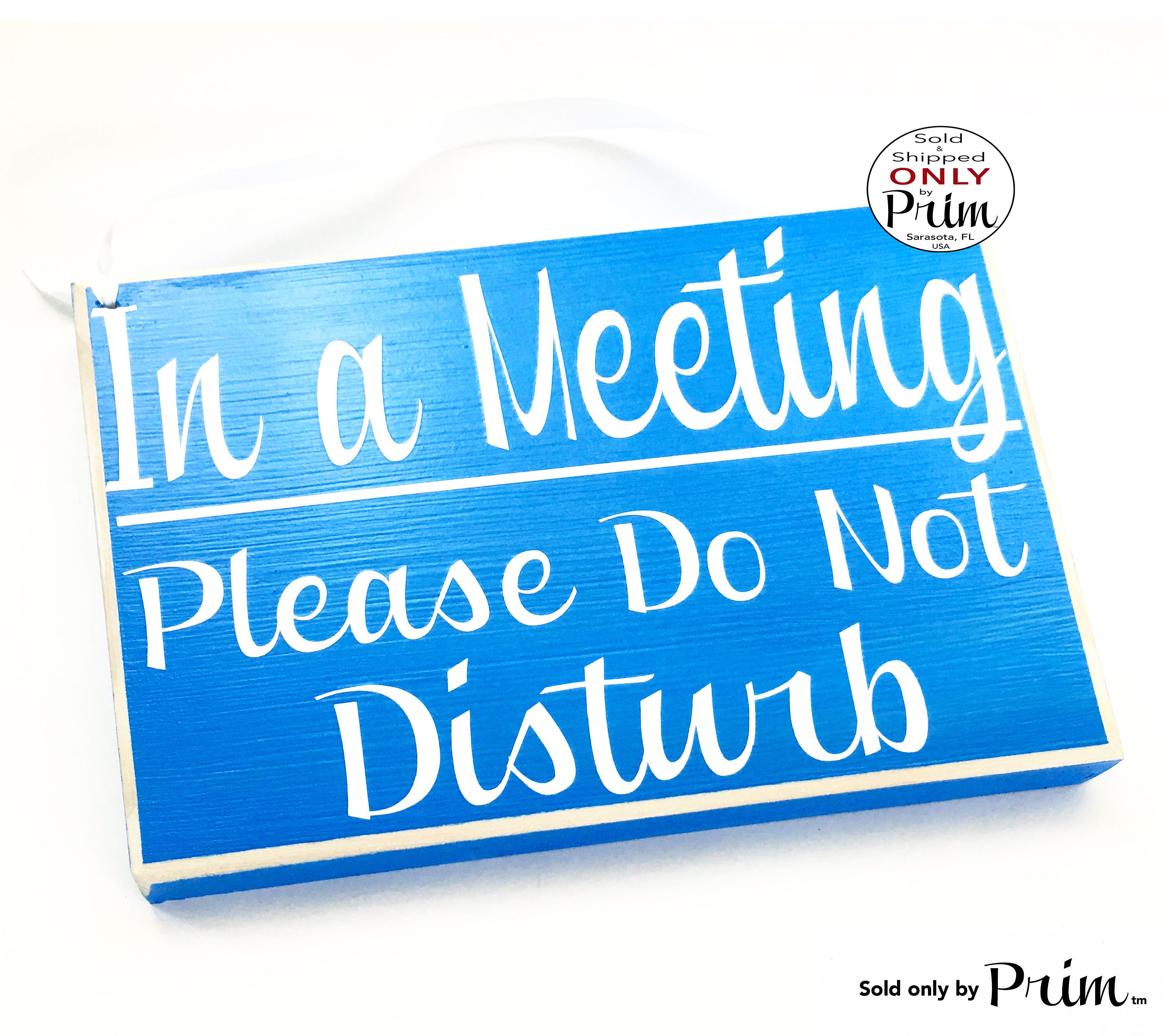 8x6 in a Meeting Please Do Not Disturb Custom Wood Sign Spa - Etsy UK
