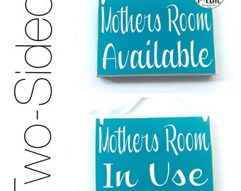 8x6 Mothers Room Available Mothers Room In Use Custom Wood Sign Lactation Privacy Breast Feeding Office No Entry Do Not Disturb Door Plaque