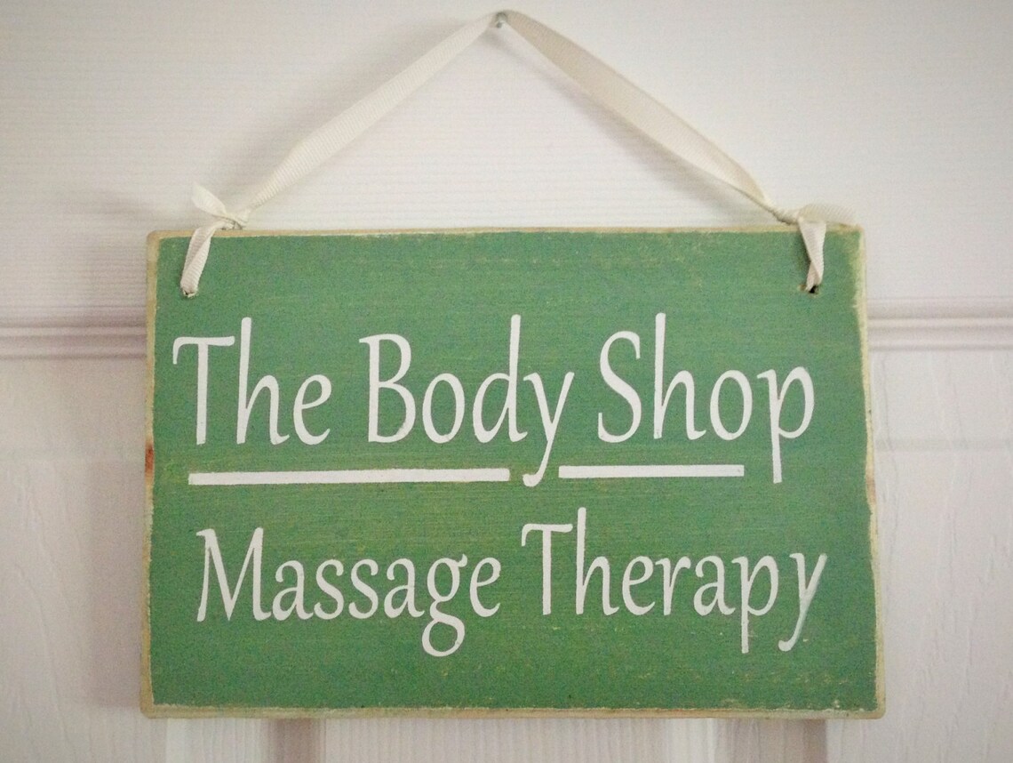 8x6 Two Sided Custom Massage in Session Shop Store Salon Etsy