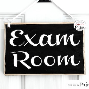 8x6 Exam Room Custom Wood Sign Patient Room Treatment Client Room Physicians Office Doctors Office Examination Medical Door Hanger Plaque