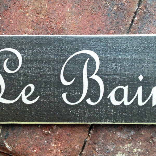 French Bathroom Sign Etsy