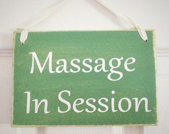 8x6 Zweiseitige benutzerdefinierte Massage In Sitzung Shop Shop Salon Benutzerdefinierte Holzschild Personalisierte Fortschritt Spa Service Therapie Beratung Tür Plaque