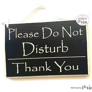 8x6 Please Do Not Disturb Thank You Custom Wood Sign Session in ...
