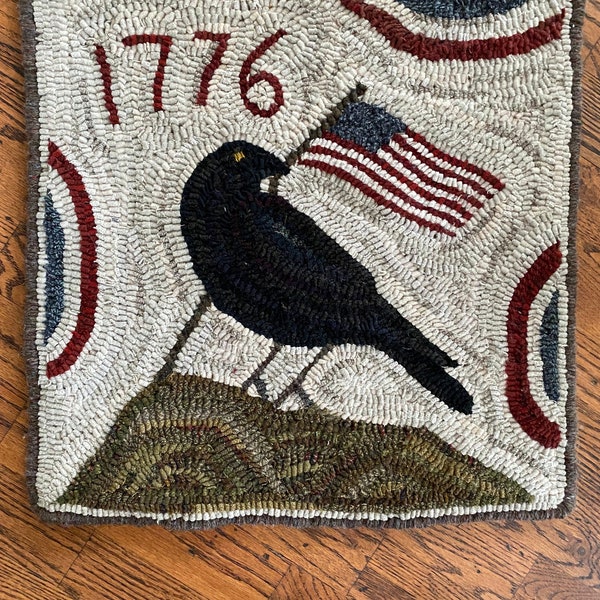 Hooked Rug Crows - Etsy