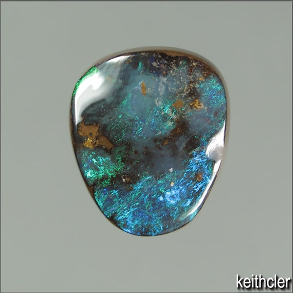 Boulder Opal - 11.5mm x 13.5mm