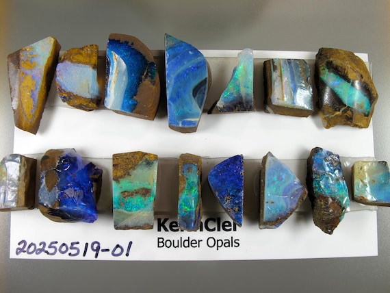 Boulder Opal Parcel   20250519-01   15Pcs