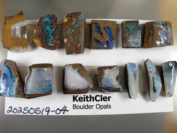 Boulder Opal Parcel   20250519-04   13Pcs