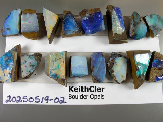 Boulder Opal Parcel   20250519-02  16Pcs