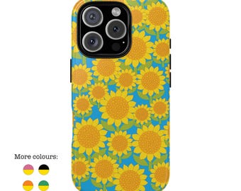 Sunflowers Phone Case for iPhone 17e 17 16e 16 15 14 13, 12, 11 XS